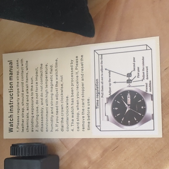 New Men's ORUSS 1853 Stainless Steel Blue Dial Watch with Luminous Hands - Picture 8 of 14